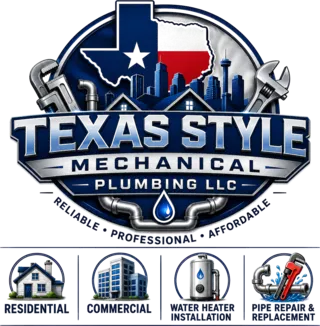 Texas Style Mechanical Plumbing LLC — Residential · Commercial · Water Heater Installation · Pipe Repair & Replacement